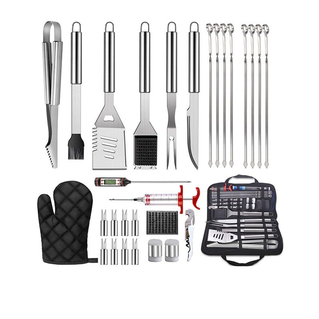 Ensemble d'outils de Barbecue en Plein air Ensemble de Gril en Acier Inoxydable