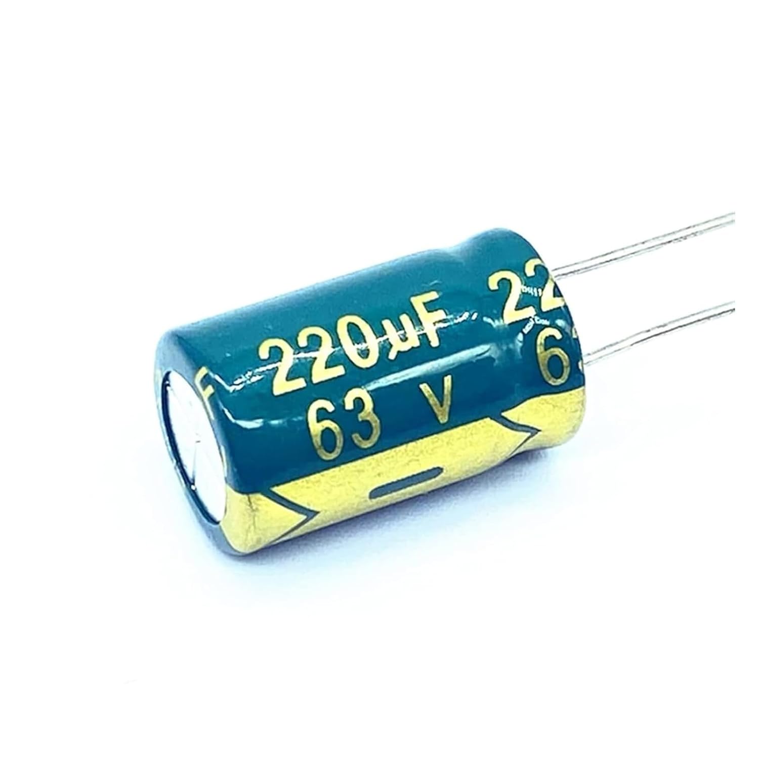 20pcs High Frequency Low Impedance 63V 220UF Aluminum Electrolytic Capacitors Size 10 * 17 Industrial Electrical Components