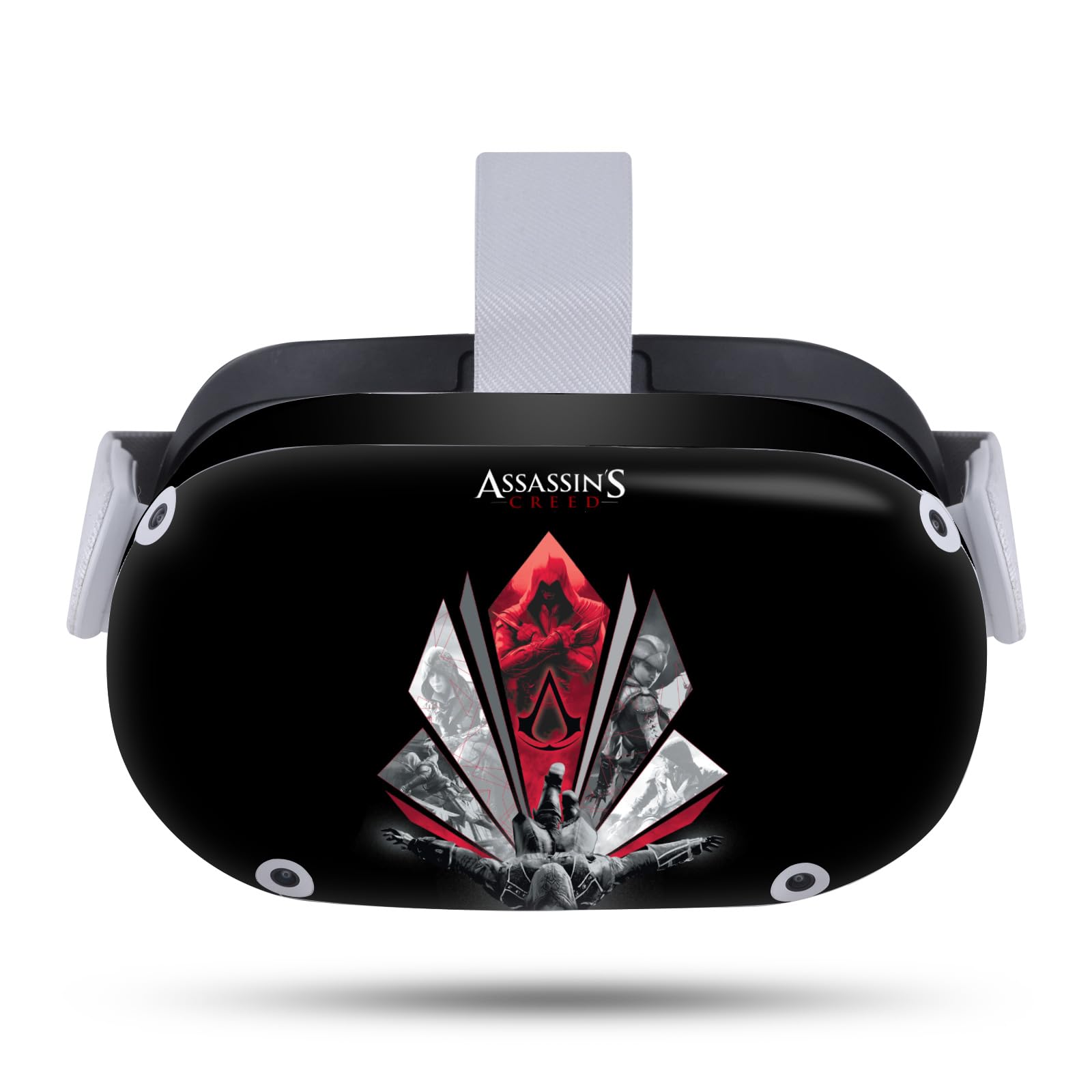 Head Case Designs Officially Licensed Assassin's Creed Key Art Altaïr Graphics Vinyl Sticker Skin Decal Cover Compatible with Meta Quest 2