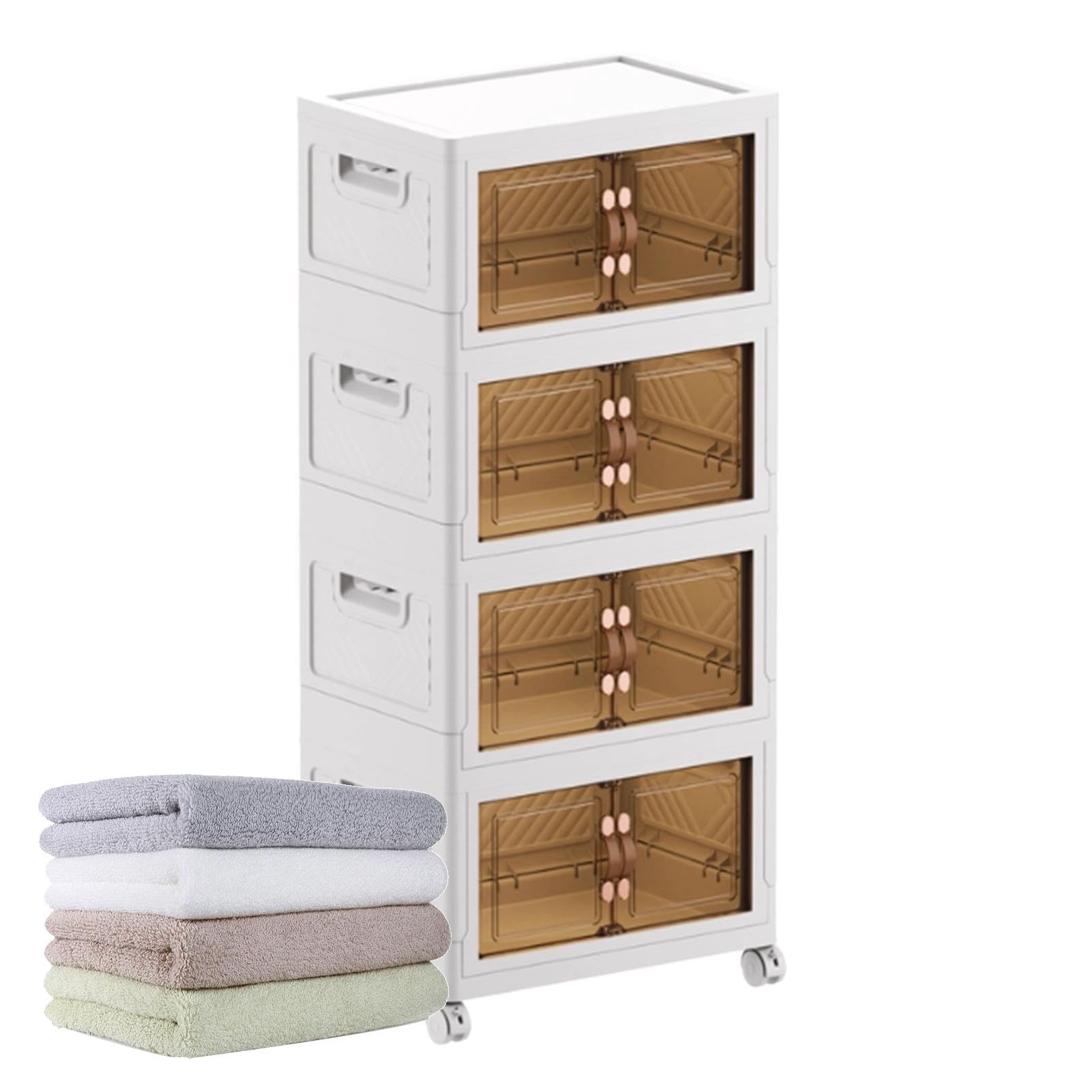 Organizador plegable de almacenamiento de ropa, caja de almacenamiento, contenedores de almacenamiento de libros, contenedores de organización de gran capacidad, contenedores de almacenamiento de | contenedores de almacenamiento de libros, contenedores de