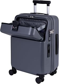 [トラベリスト] スーツケース ワンタッチトップオープン 機内持込 Sサイズ ３泊４日 ストッパー 拡張 ファースト フロントオープン