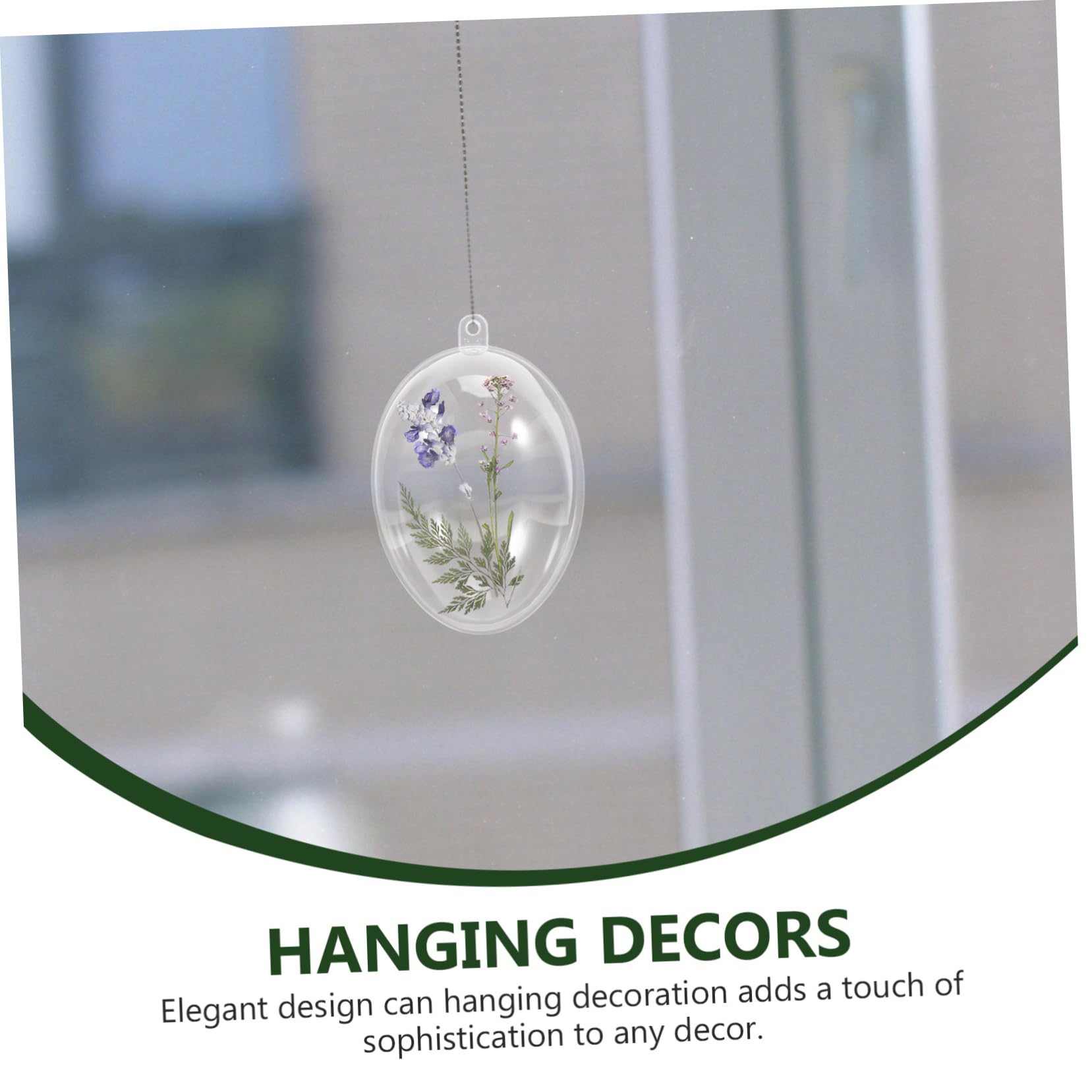 TOPBATHY 3 Juegos Bola Transparente Bola De Acrilico Rellenable con Decoraciones De Su Elección Decoración Fiesta Colgantes Decorativos Decoración Navideña Bolas Claras Acrílico 10 Uds * 3