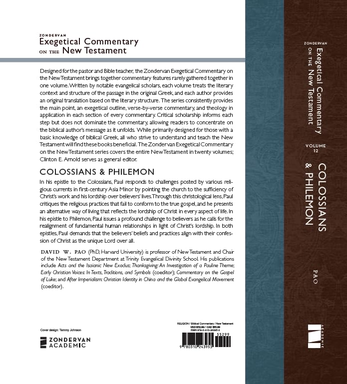 Colossians and Philemon (Zondervan Exegetical Commentary on the New Testament) - Image 2