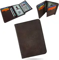 Carteira Porta Cartão Masculina Couro Legítimo Slim RG CNH MONOLO