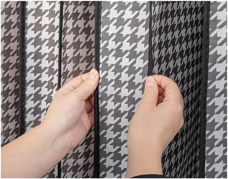 Clothes Cover 5 Pack Hanging Travel Bag for Clothes Garment Bag with Clear Window Suit Bag Suit Bags (Size : 88 * 58 * 9cm)3