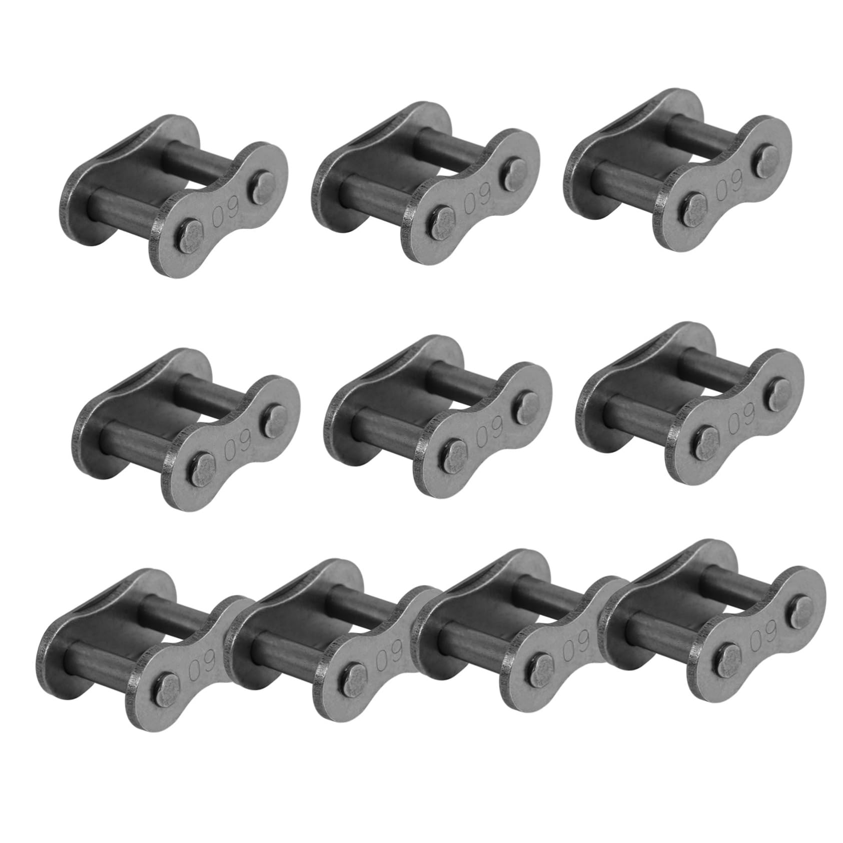Garneck 10pcs Assurance Link Roller Chain Buckle Connecting Buckle for Longevity