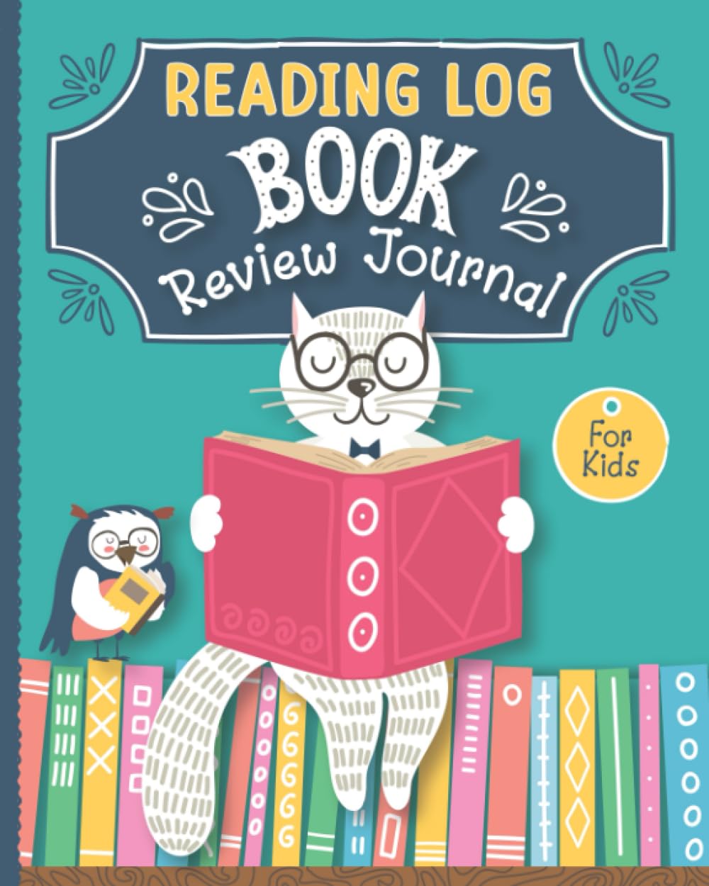 Reading Log Book Review Journal: With Interactive Writing Prompts and Kid Friendly Layout for Young Writers Ages 7-11
