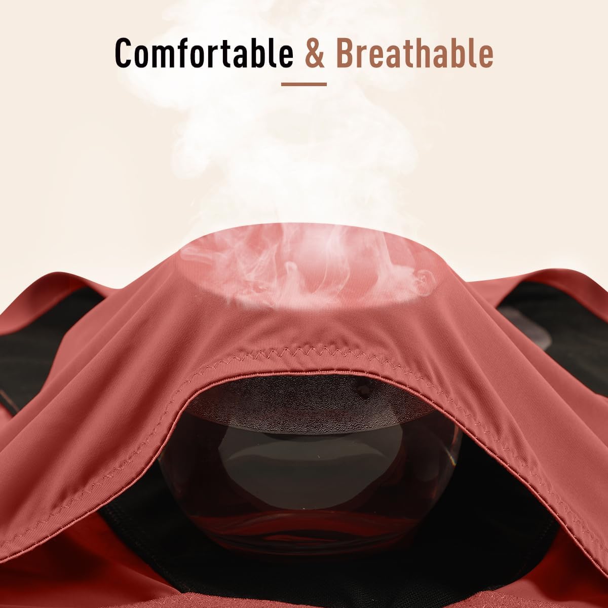 Carer Incontinence Underwear for Women Washable Women's Incontinence Panties 150ml High Absorbent Leak Proof Underwear for Women Bladder Leaks & Postpartum 2pk-L Dusty Rose/Orange - Image 4