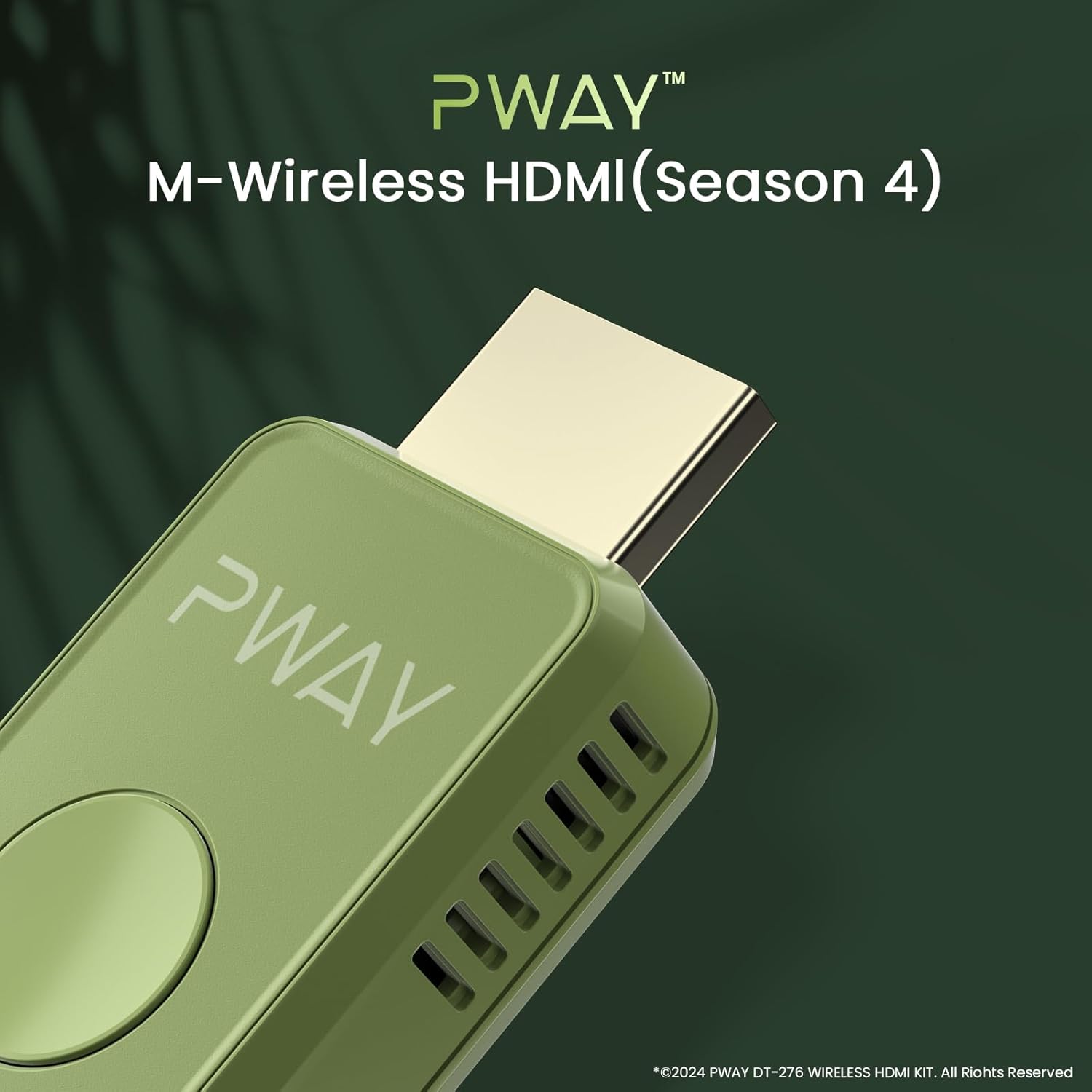 Smart Wireless HDMI Transmitter and Receiver - Wireless HDMI Extender, 1080P HD Output, Dual Band 2.4/5GHz Smart Handovers