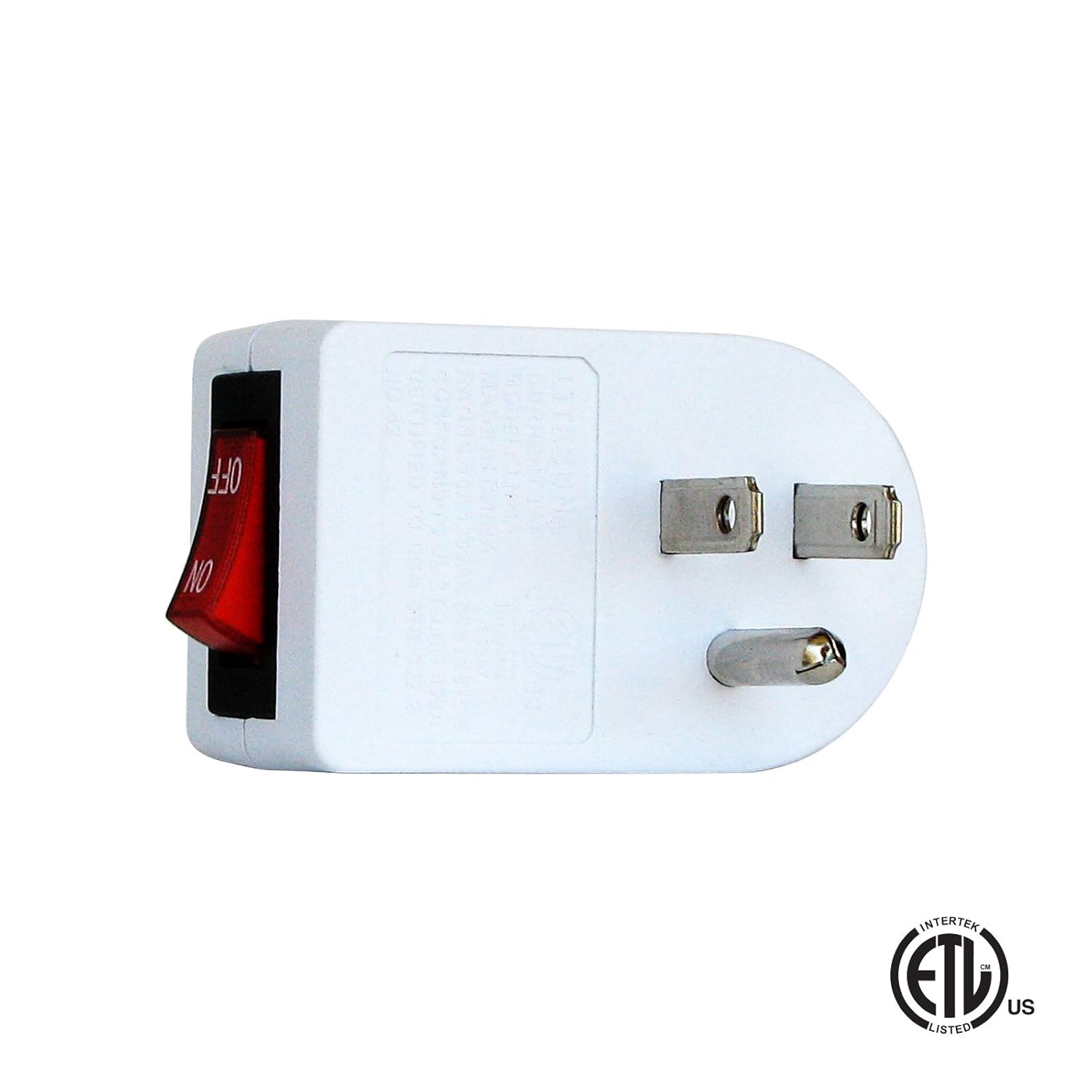 Super Sale 🛒 Luxtronic Grounded Adapter On/Off Power Switch with Red Light ETL White (Pack of 4) Review Discount Luxtronic Grounded Adapter On/Off Power Switch with Red Light ETL White (Pack of 4)