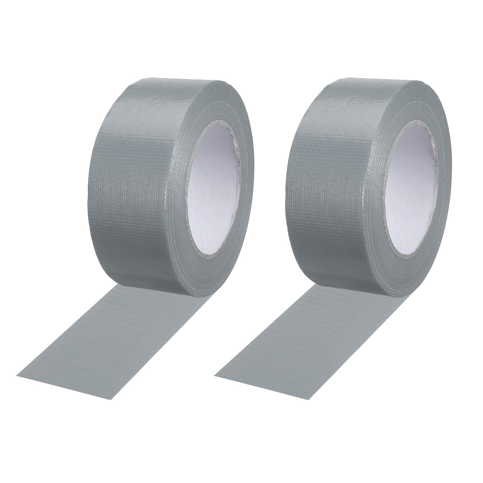 PATIKIL Gaffers Tape 4.8cm x 50 Meters, 2 Pack Waterproof Court Line Tape Floor Marking Kit Matte for Cables Photography Filming Backdrop Sports, Silver