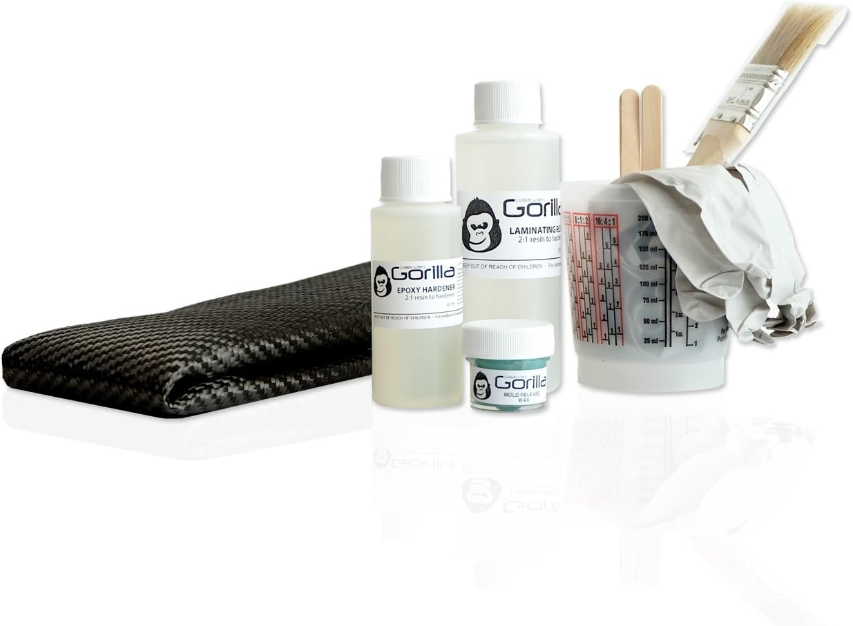 Carbon Fiber Composites EasyStart Kit (with Resin/epoxy) (25"x8")
