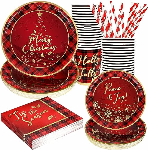 AKOLAFE 40 Pezzi Piatti Plastica Rigida Lavabili Dorati 19cm e 25,5cm Piatti di Plastica Dorati Resistenti e Riutilizzabili Plastica Rigida Trasparente per Matrimoni, Feste, Compleanni, Natale