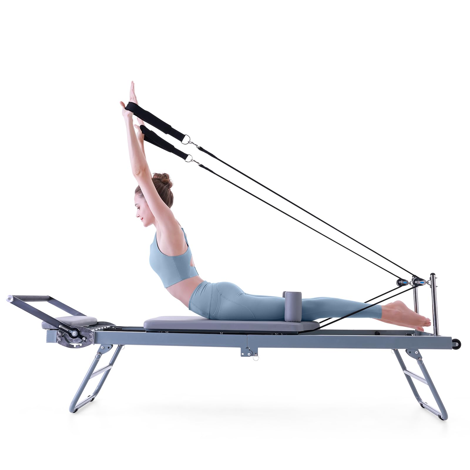 ARKANTOS Pilates Chair, Split-Pedal Stability Combo Chair with Handles, Yoga Fitness Trainer, Pilates Reformer Machine, Pilates Equipment Perfect for Home Use & Gym Workout