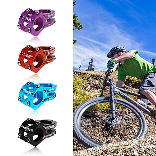 Bike Stem, Andoer Haste para bicicleta de liga de alumínio Braçadeira para bicicleta Haste 31,8 MM M