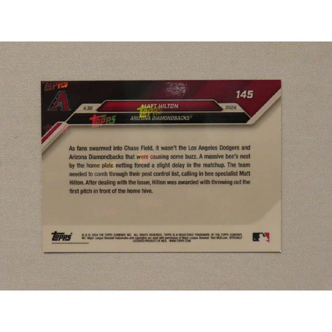 Amazon.co.jp: topps now マットヒルトン Matt Hilton #145 4 : おもちゃ
