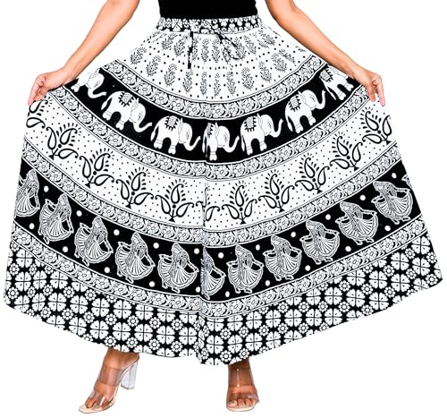 Image of Premium Cotton Skirt for Women with Pocket, Free Size