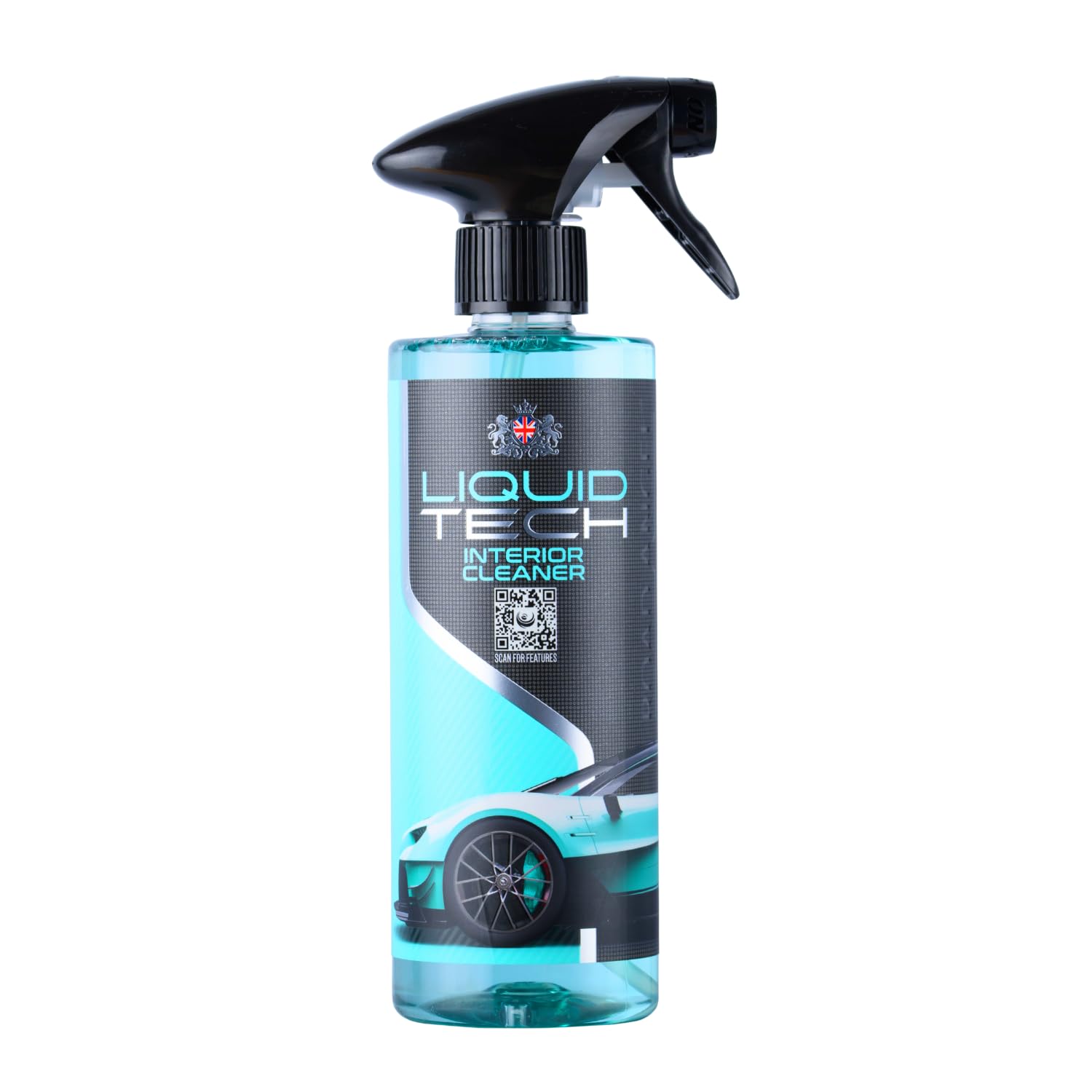 Liquid Tech 500ml Car Interior Cleaner Spay for Dashboard Shine - Car Seat Cleaner & Dashboard Cleaner - Car Upholstery Cleaner for Interior Use
