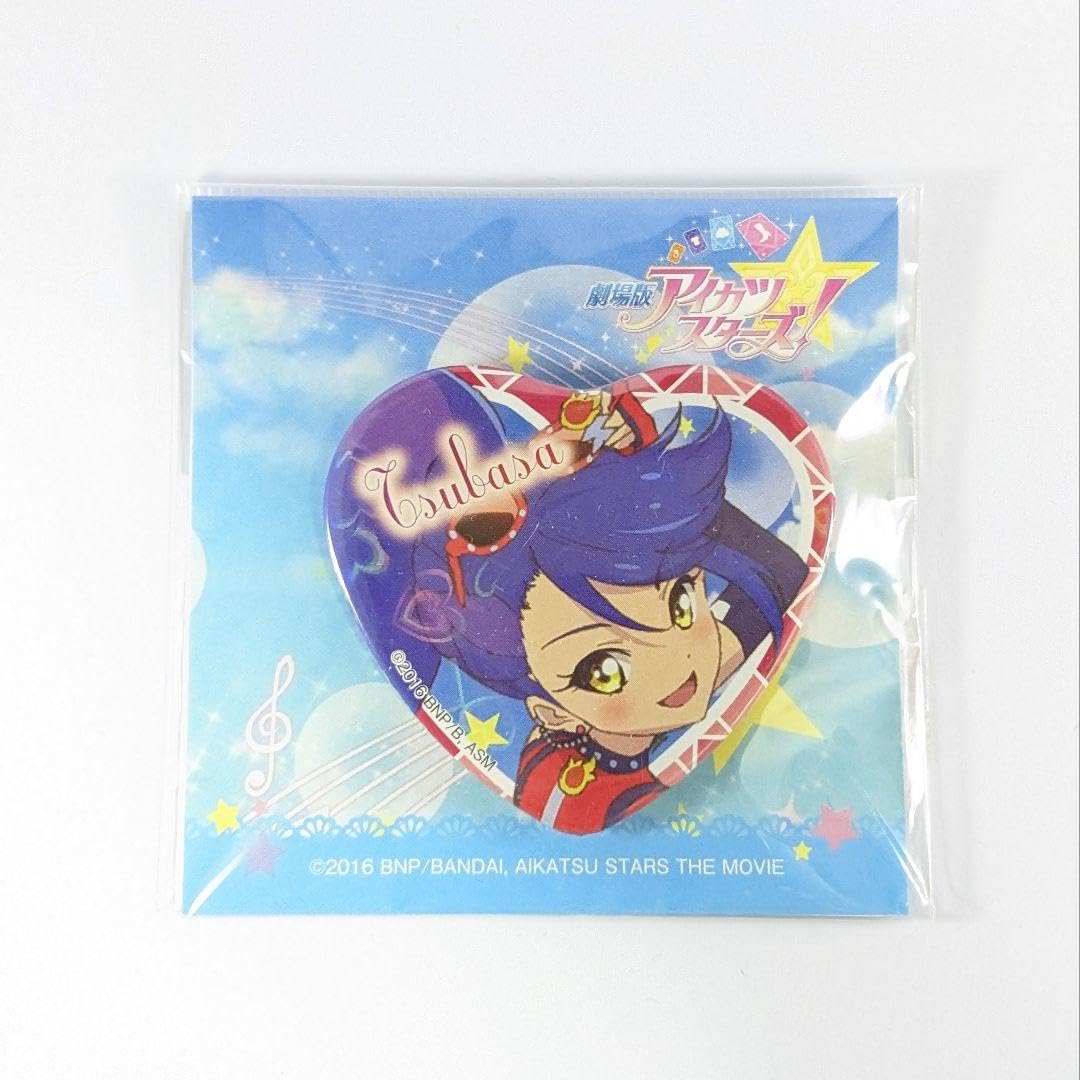 Amazon.co.jp: アイカツ スターズ 劇場版 如月ツバサ ハート型缶バッジ 