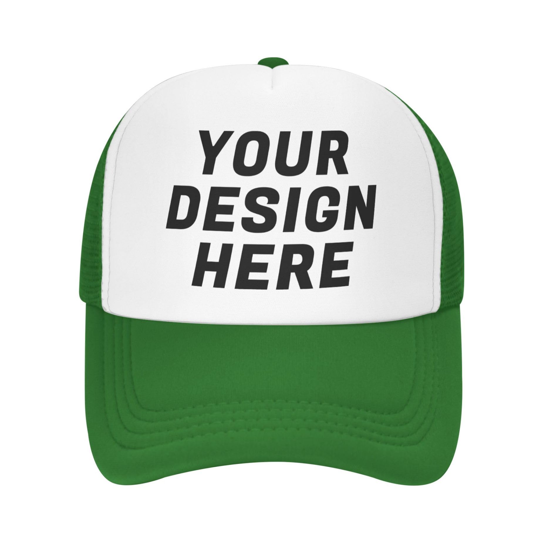 Tingwei Unisex Green Personalised Baseball Caps Custom Hats For Men Women,Embroidered Women Want Me Fish Fear Me Adjustable Trucker Hat Cotton Dad Hats