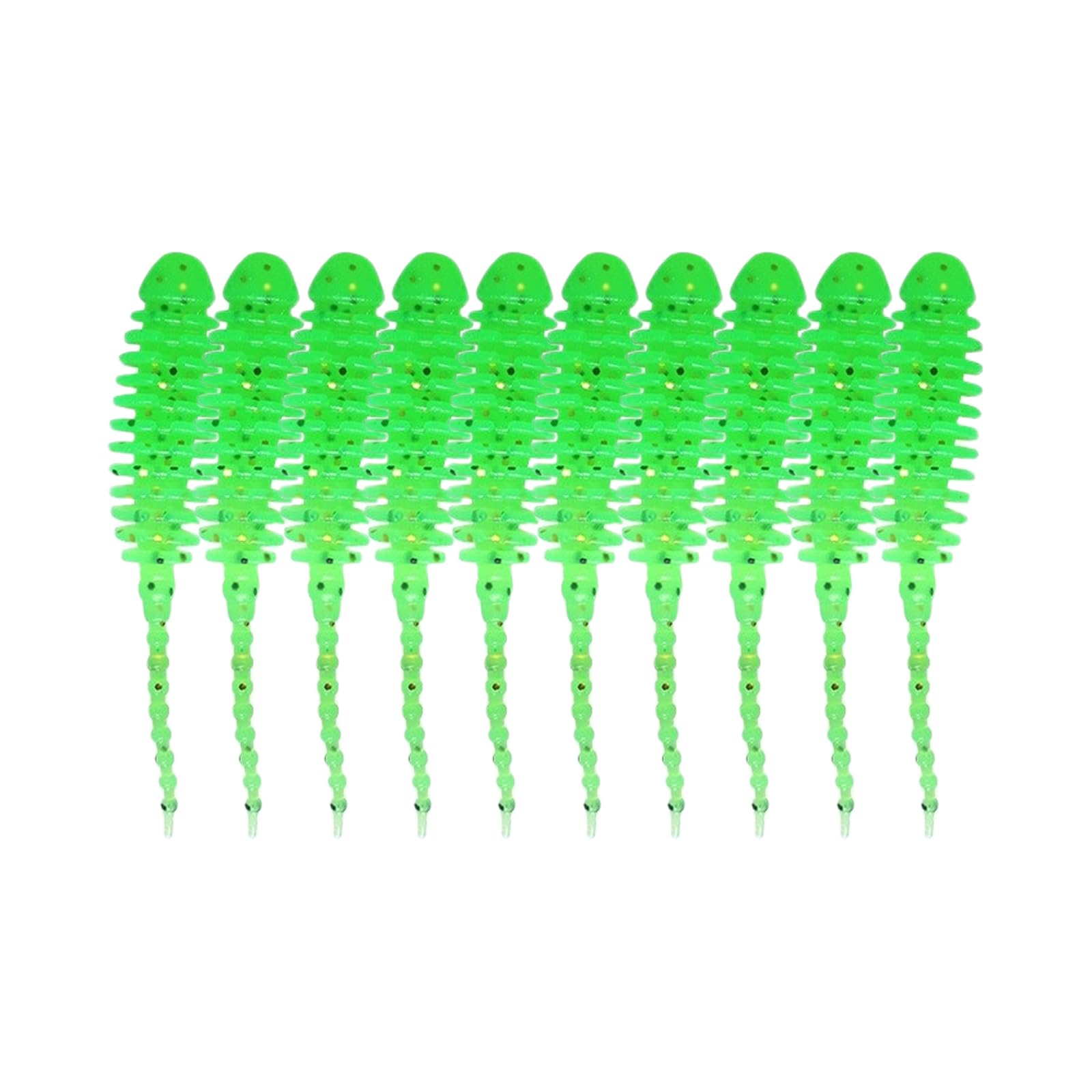 Maxtonser 10pcs Soft Baits Simulation Lures Artificial Baits Fishing Lure Tiny Baits 35mm 0.25g Silicone Fishing Lures