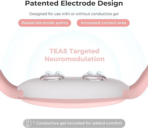 Miniatura 5 de EmeTerm - Muñequeras de moda, aprobadas por la FDA, estimulador de electrodos para aliviar las náuseas, mareos matutinos, enfermedad por movimiento,