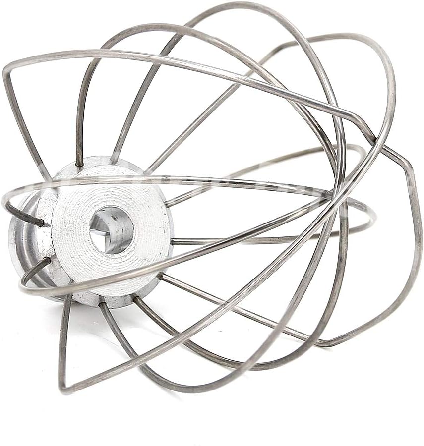 6'' K45WW Wire Whip for Tilt-Head Stand Mixer for KitchenAid, Heavy Cream Beater, Stainless Steel Egg Cream Stirrer, Cakes Mayonnaise Flour Whisk