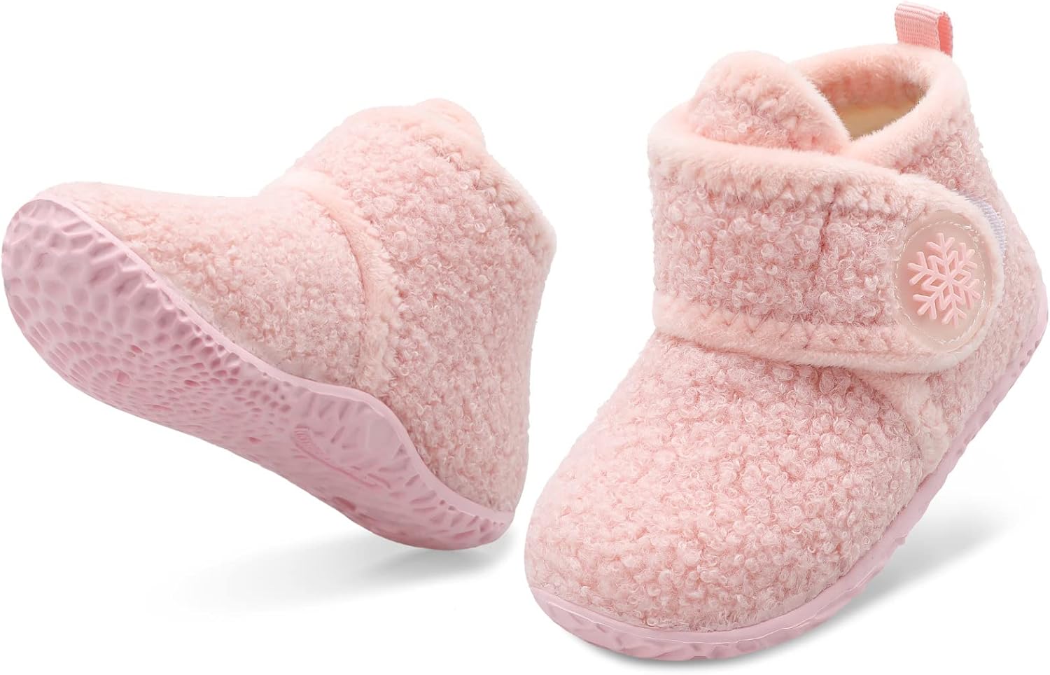 LeIsfIt Toddler Slippers Boys Girls House Slippers Kids Winter Boots Warm Lightweight House Shoes Non-slip Indoor Slipper Shoes - Image 7