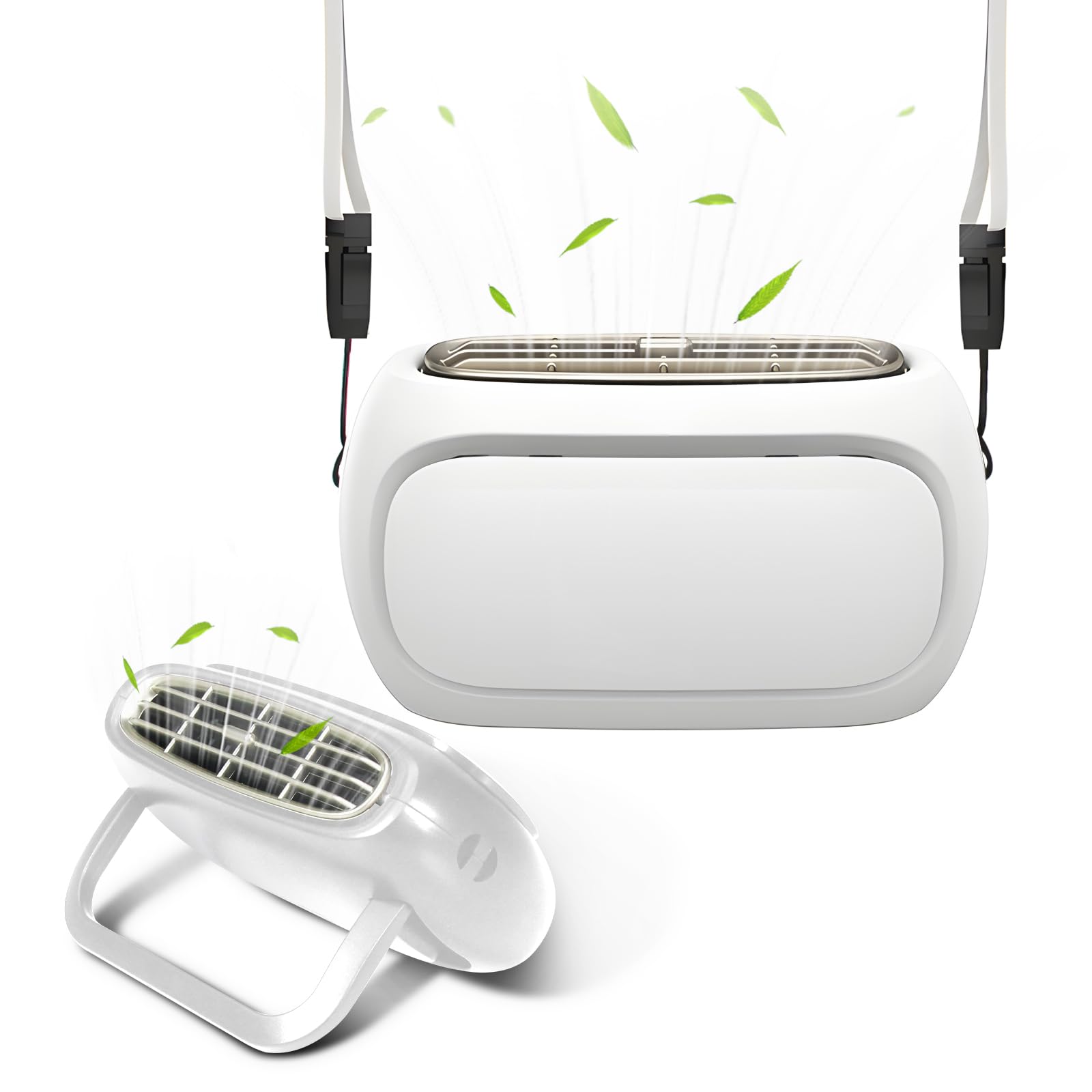 Ventilatore Portatile Da Collo 3 In 1 – Mini USB Ricaricabile 4 Velocità, Per Viaggi, Ufficio E Casa