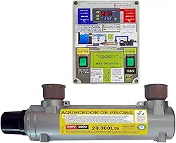 AQUECEDOR DE PISCINA ELÉTRICO AUTOMÁTICO 20.000 LITROS (220, Volts)