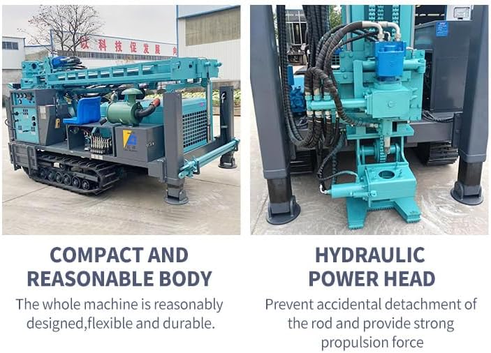 300m RC Reverse Circulation Drill, Full Hydraulic Core Exploration Rig, Crawler Mounted High Efficiency Drilling Machine, for Geotechnical Investigation, Mining Core Sampling, Water Well Drilling