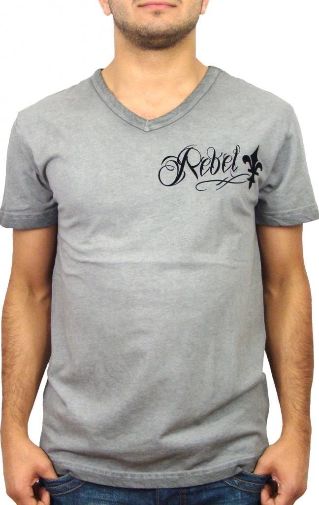 Men's Fleur & Eagle Short Sleeve Graphic Embroidered T-Shirt for Men