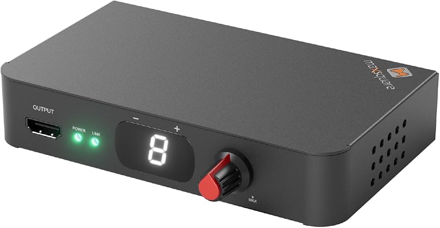 Amazon.com: MAXSQUARE Dante Audio Extractor Digital Audio, Toslink