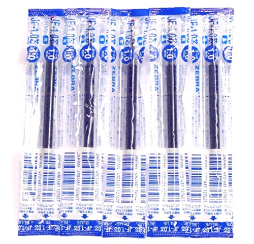 Zebra 1,0 mm Bleu recharge d'encre Jf-1.0 haute qualité japan import