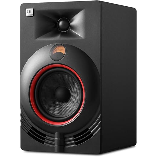 JBL Professional Nano K5 5 Full-Range Powered Computer Reference Monitor RCA Speakers