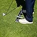 Izzo Golf Sure Stance Golf Swing Training Aid -Ball Position Trainer, Left Handed