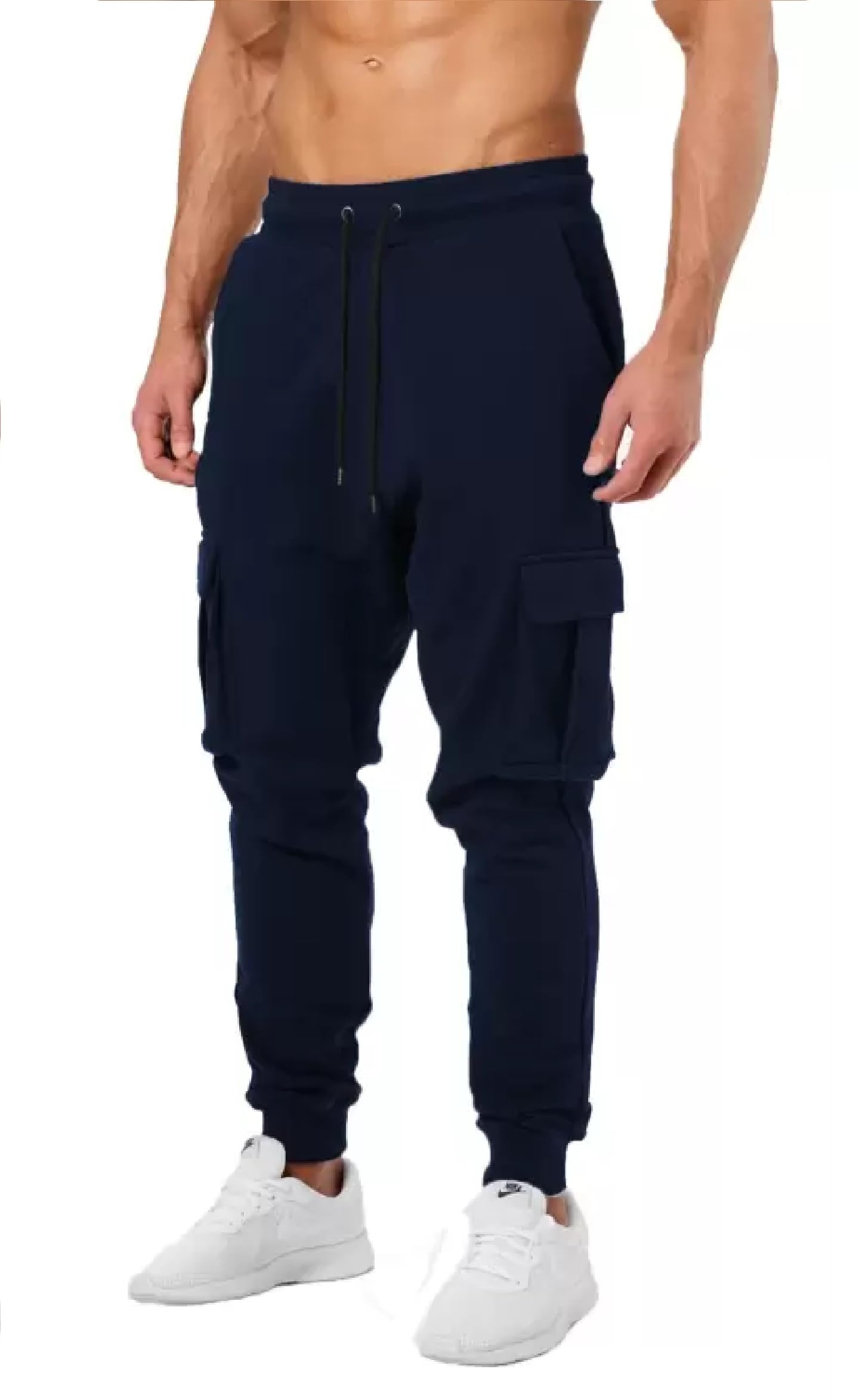Self Design Cargo Pocket Jogger for Mens (Cargo Track-1pcs-Navy)-picture-28