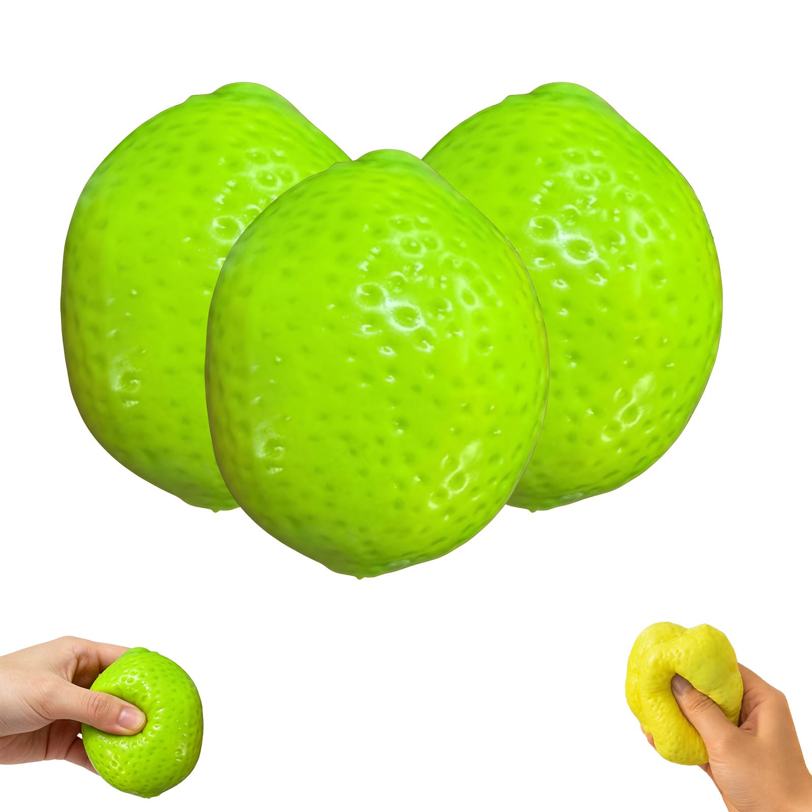 Crunchy Squishies, Crunchy Butter Squishies，Lemon-3PC