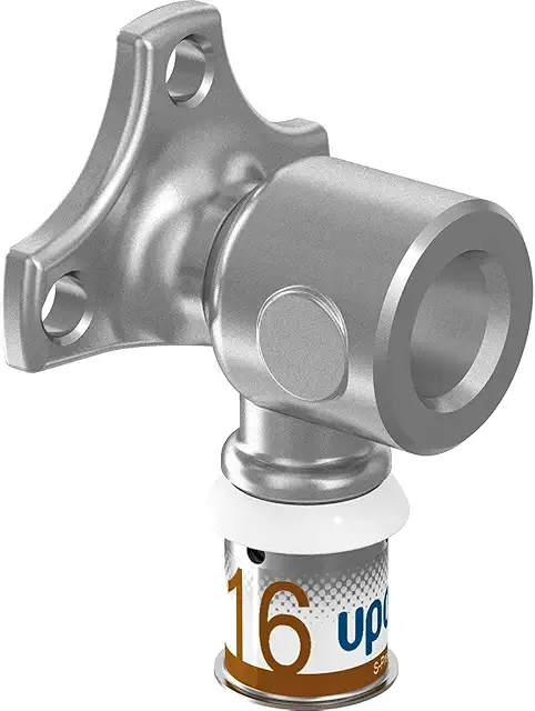 Uponor S-Press PLUS MLC Wall Disc 16mm x 1/2" IG with Flange - Geïsoleerd