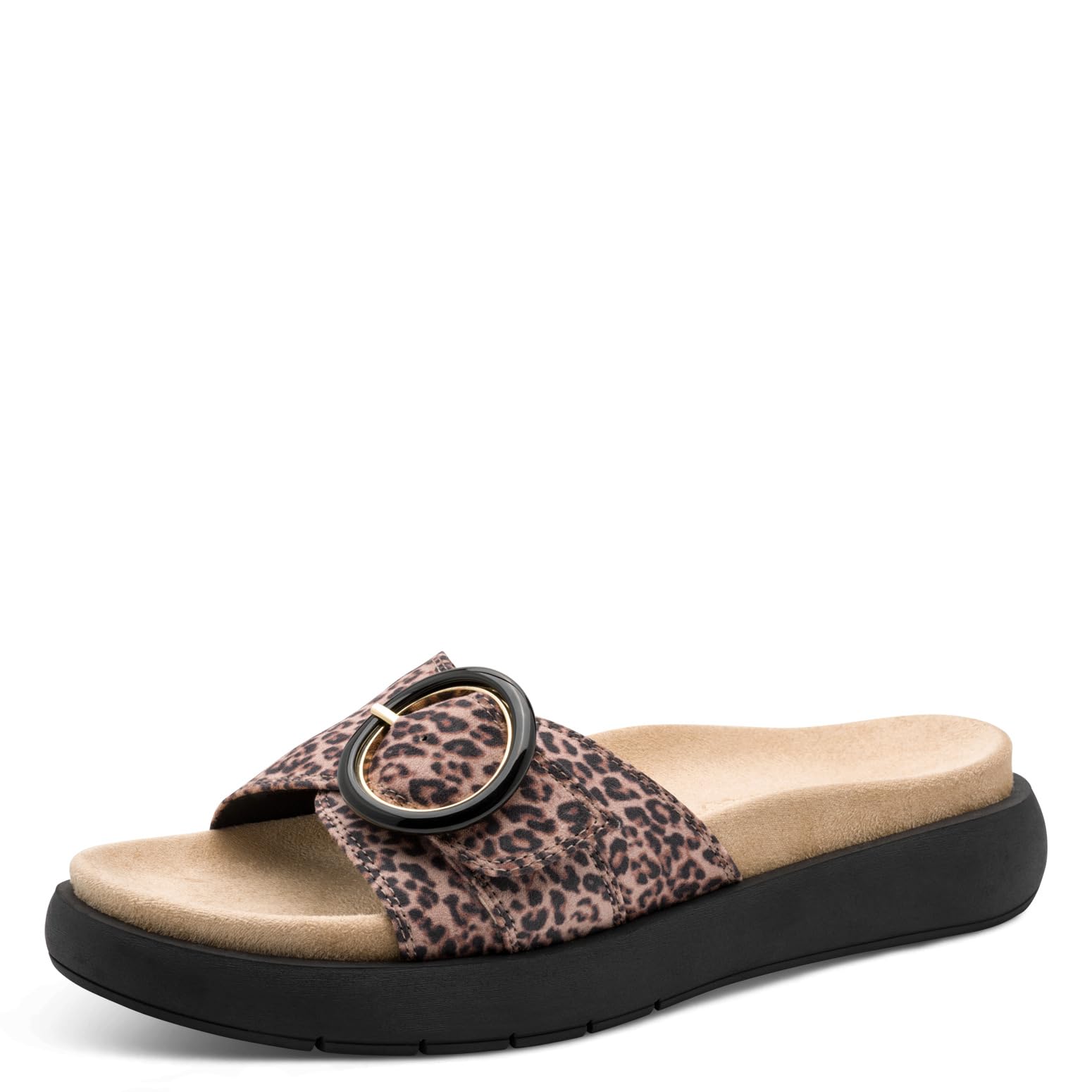 Marco Tozzi Women's Sandal Soft Lining Fashionable, Beige (Leo Dune), 4.5 UK