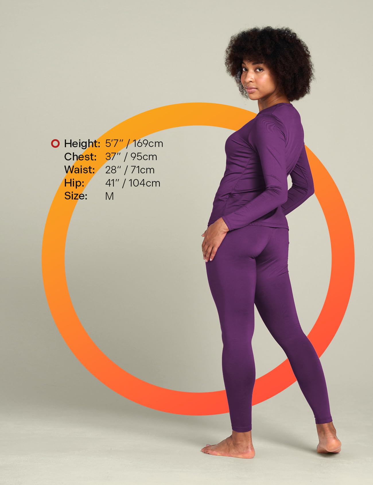 LAPASA Completo Termico Donna Fodera in Micropile Calore Base L17 - Abbigliamento Intimo Invernale Maglietta Pantaloni Calzamaglia Tuta Sci Trekking