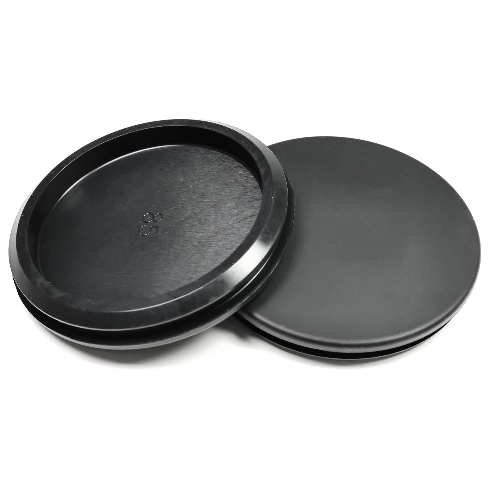 2 Pcs 85 mm Silicone Rubber Plugs for 85 mm (3-3/8") Round Holes