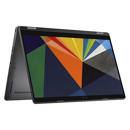 ديل لابتوب لاتيتيود 5300 2 في 1 بشاشة لمس 13.3 انش FHD (1920 × 1080) ومعالج انتل كور i5-8365U 3.9GHz وذاكرة RAM DDR4 سعة 16GB وSSD 256GB وكيبورد باضاءة خلفية وكاميرا ويب وويندوز 10 برو (مجدد)