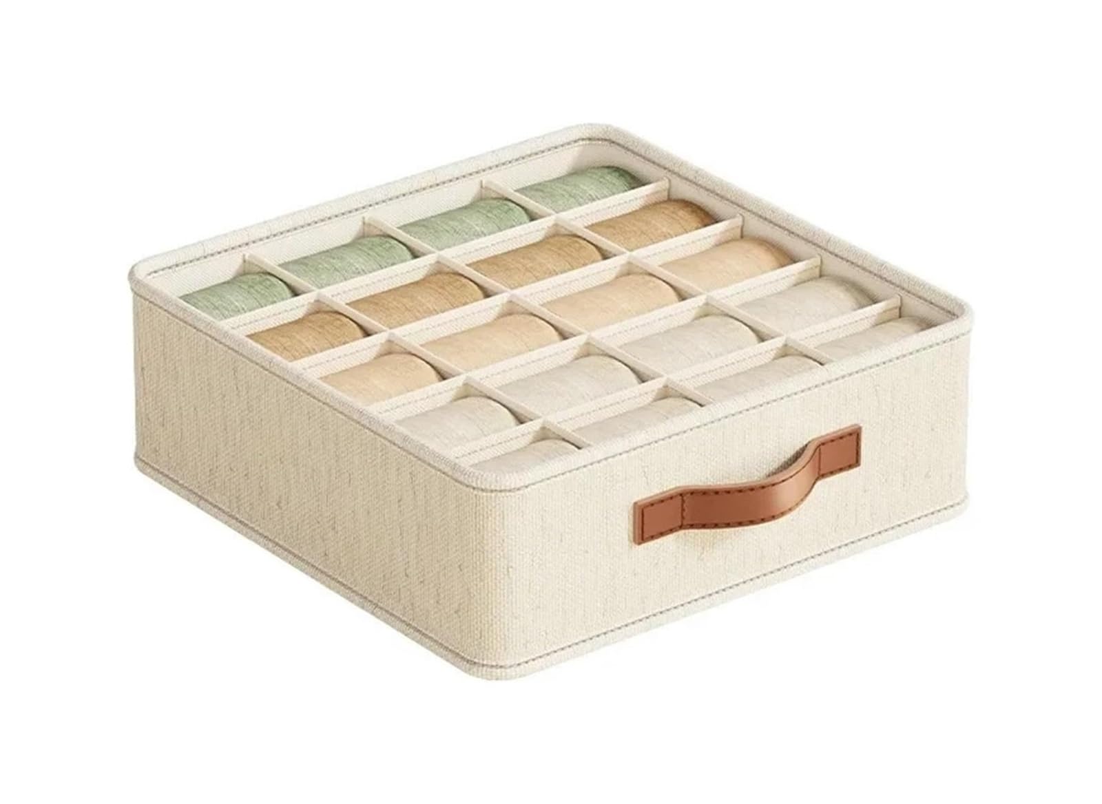 Pudełko do przechowywania bielizny, Składany organizer do szuflady(20cells,2PCS)