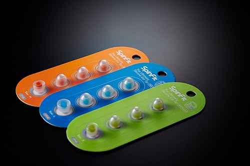 Miniatura 5 de SpinFit CP145 para IEM - M - Orejeras de silicona patentadas para reemplazo, ajuste seguro y comodidad suprema (2 pares) (para diámetro de boquilla