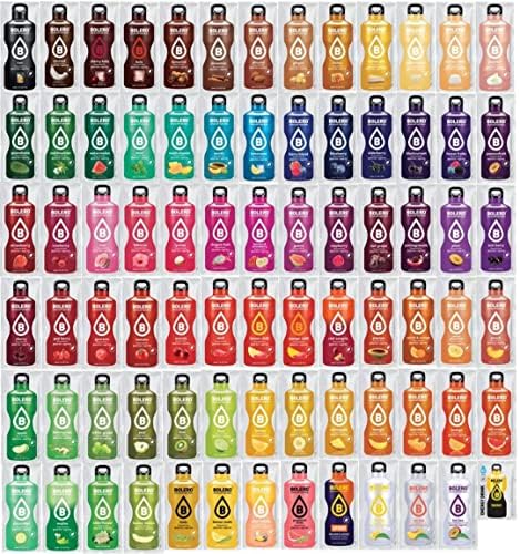 Bolero Drinks Mix Bebida en polvo, 79 unidades (75 x 9 g, 3 x 8 g, 1 x 7 g), sin azúcar, endulzado con stevia, todos los sabores