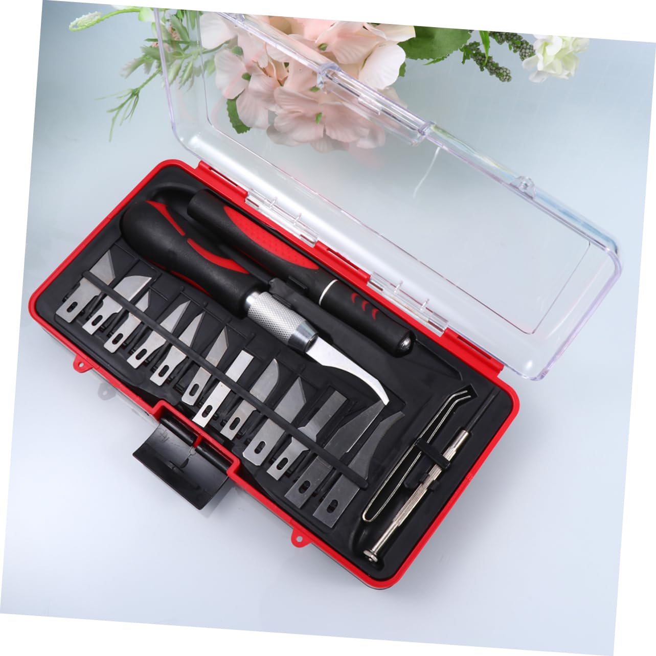 ORFOFE Kit Di Intaglio Set Di 16 Utensili Per Intaglio Del Legno Per Progetti Di Intaglio E Lavorazione Del Legno
