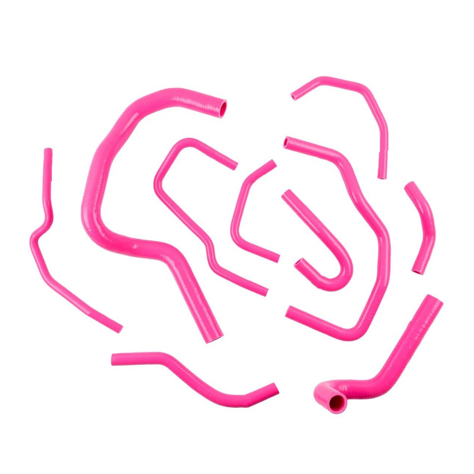 Kunyos Pink Radiator Reservoir Hose For Crv Cr-V Mk1 B20 2.0L 1997-2001 Car Silicone Radiator Coolant Hose Kit(Pink)