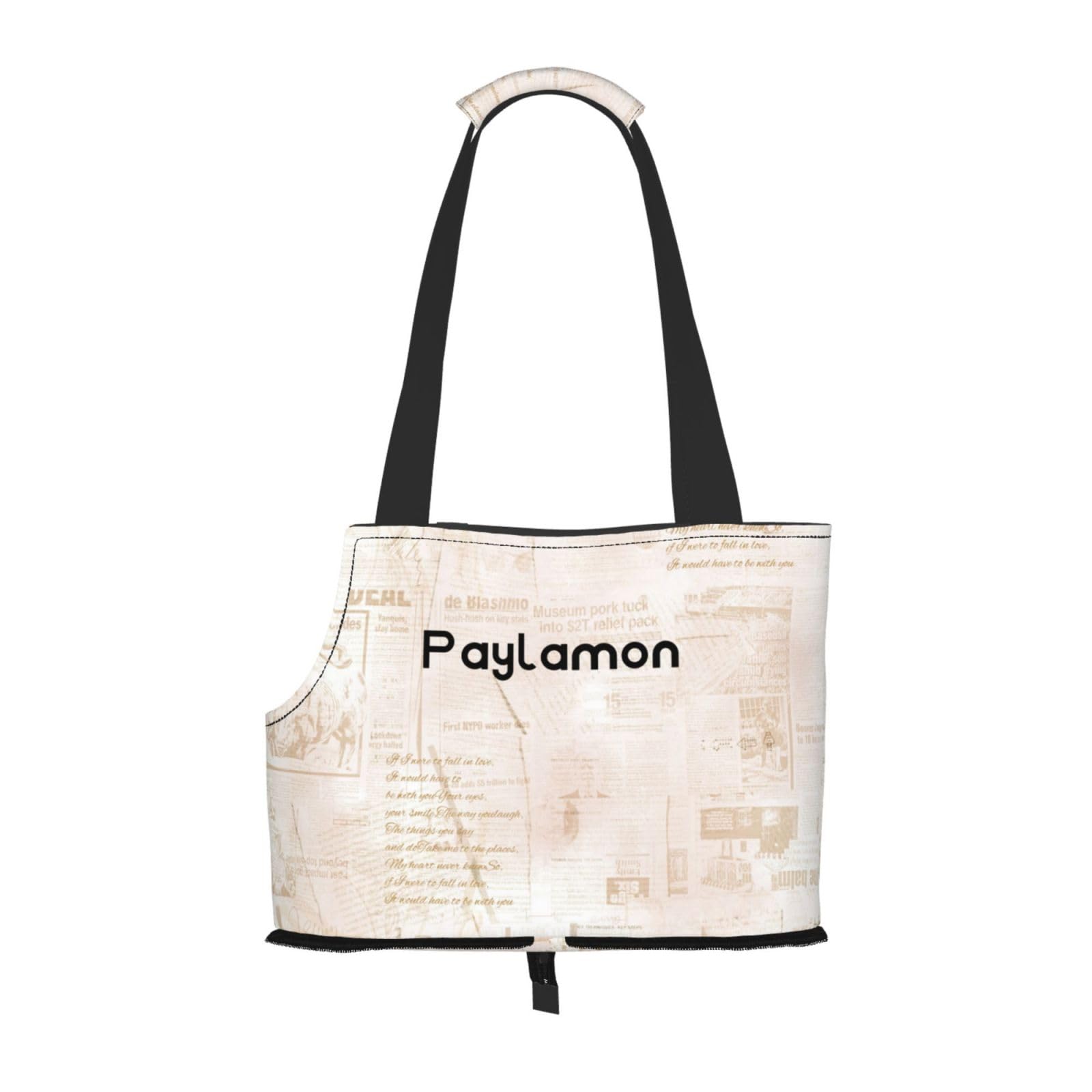 Paylamon Compatible Small Cat and Dog Portable Shoulder Bag, Collapsible Travel Pet Tote Bag