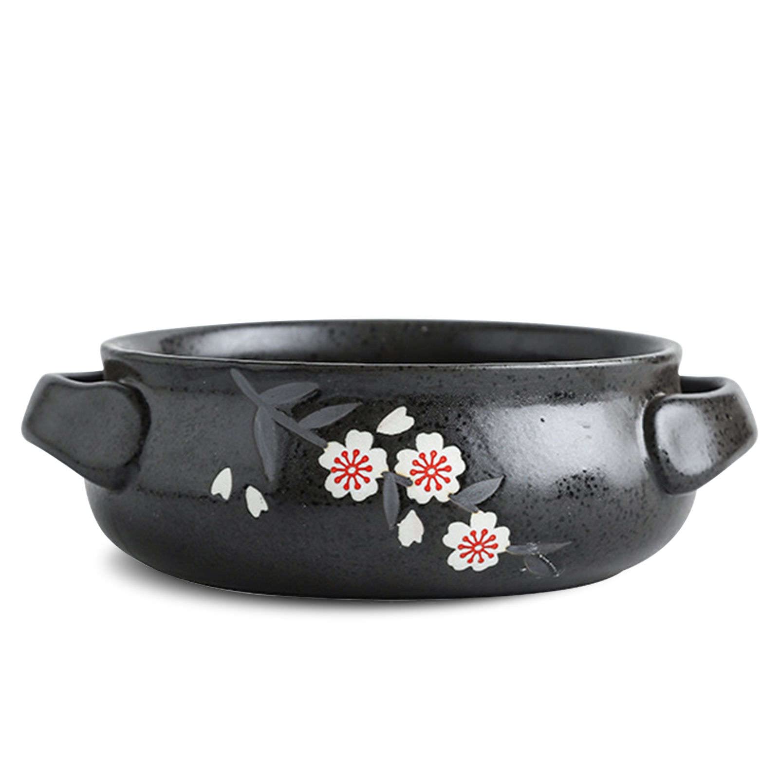Cuenco para ensalada, cuencos para sopa, cuenco de cerámica con asa, cuenco de ramen de cerámica, cuencos Pho grandes, cuenco de sopa apto para microondas, cuenco de fideos Udon-conejo-23x20x7cm, 80